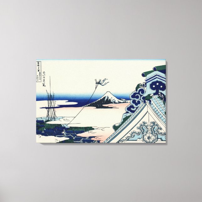 Asakusa Honganji Temple in the Eastern Capital Canvas Print (Front)