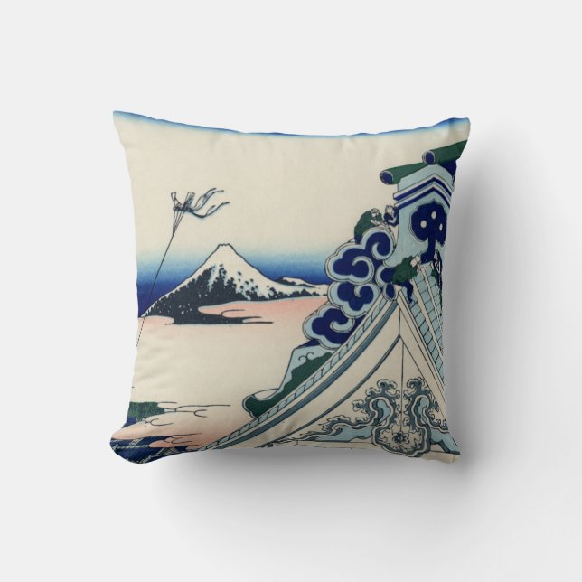 Asakusa Honganji Temple in the Eastern Capital Cushion (Front)