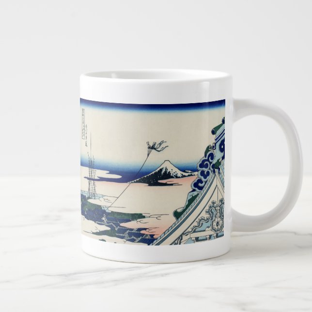 Asakusa Honganji Temple in the Eastern Capital Large Coffee Mug (Right)