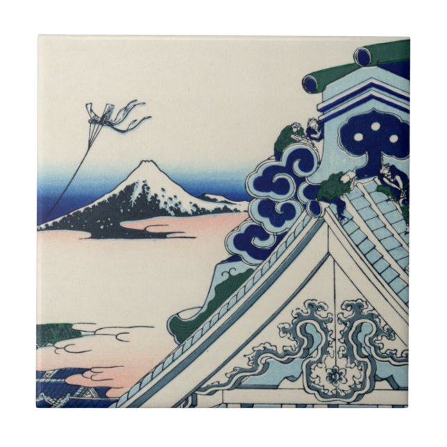 Asakusa Honganji Temple in the Eastern Capital Tile (Front)