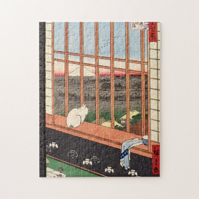 Asakusa Ricefields and the Torinomachi Festival Jigsaw Puzzle (Vertical)