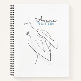 Asana yoga studio notebook