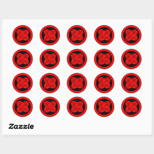 asano family crest sticker seal kamon