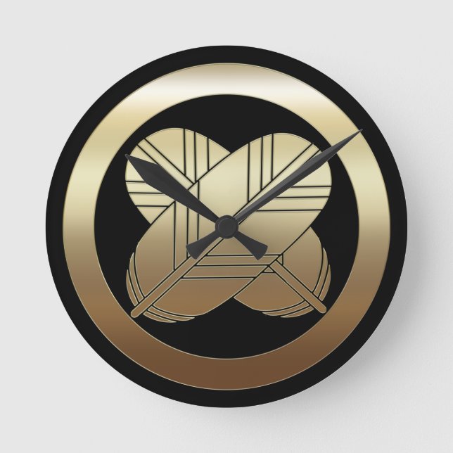 asano kamon family crest clock (Front)
