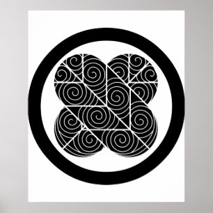 Asano kamon, Japan Poster