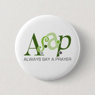 ASAP 6 CM ROUND BADGE