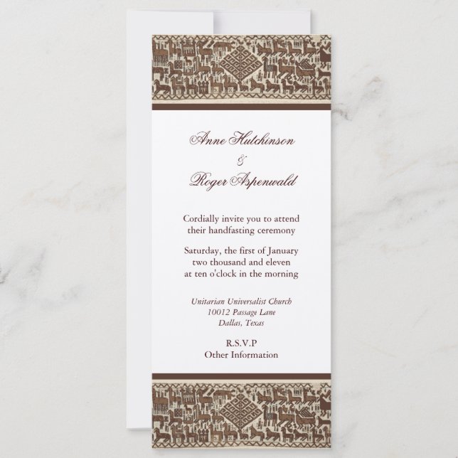 Asatru Handfasting Invitation (Front)