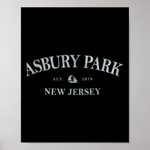 Asbury Park New Jersey _ Asbury Park Nj Sailboat Poster