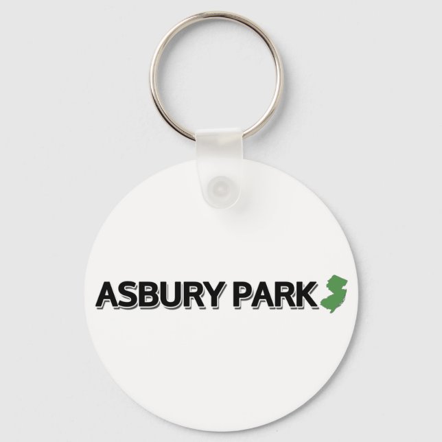 Asbury Park, New Jersey Key Ring (Front)