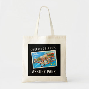 Asbury Park New Jersey NJ Travel Souvenir Gift Pos Tote Bag