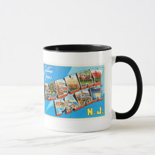 Asbury Park New Jersey NJ Vintage Travel Postcard- Mug