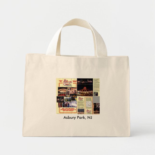 Asbury Park, New Jersey - Palace Park, NJ Mini Tote Bag (Front)