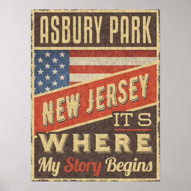 Asbury Park New Jersey Poster (Front)