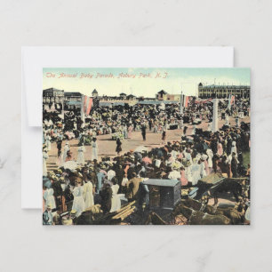 Asbury Park NJ, Baby Parade, 1910s Postcard