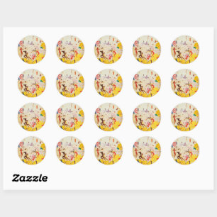 Asbury Park South, 1920 by Florine Stettheimer Classic Round Sticker