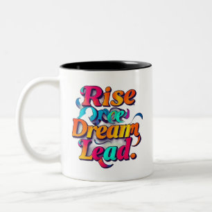 "Ascend to Greatness" Two-Tone Coffee Mug