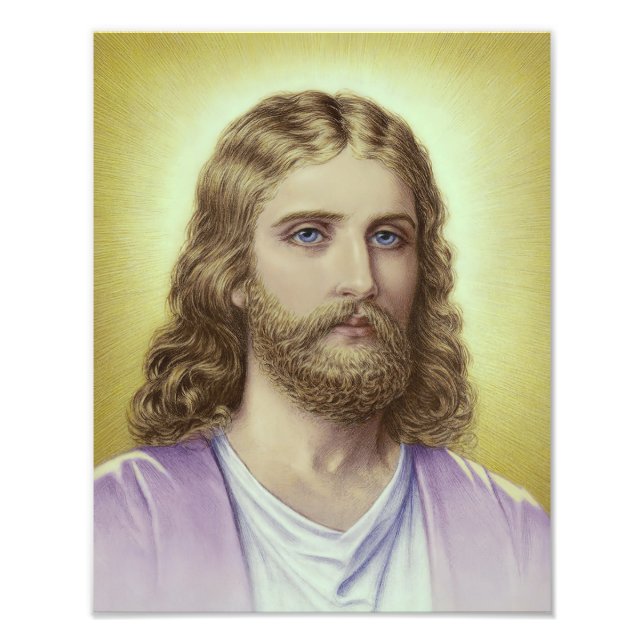 Ascended Master Jesus Christ Photo Print (Front)