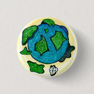 Ascending Earth Badge / Pin by Inspiring Alien