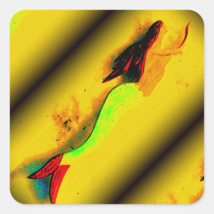 ascending mermaid sticker