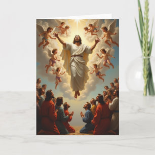 Ascension Art Greeting Card