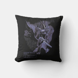 Ascension Denied - Techno-Goth Streetwear Design Cushion