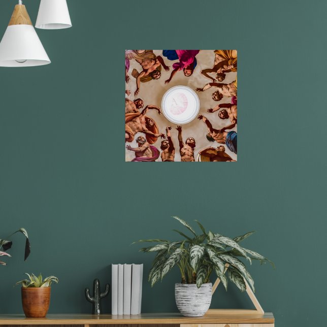 Ascension in Stone: Sicilian Baroque Ceiling of Di Poster (Living Room 1)