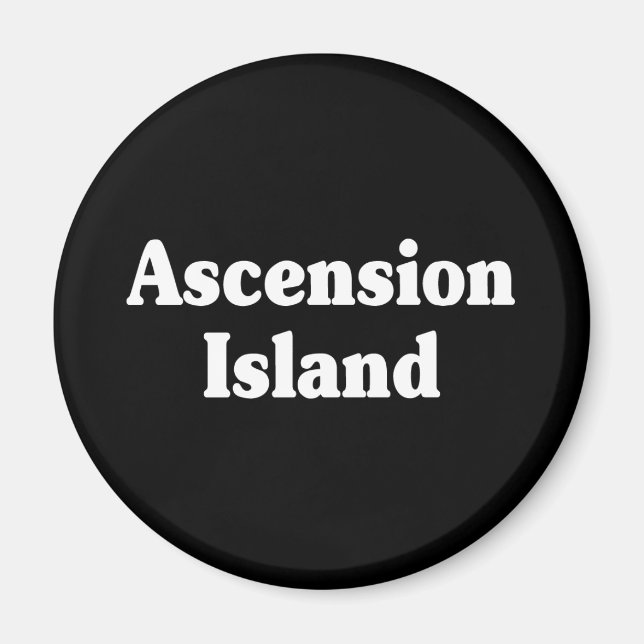 Ascension Island Classic Style Magnet (Front)