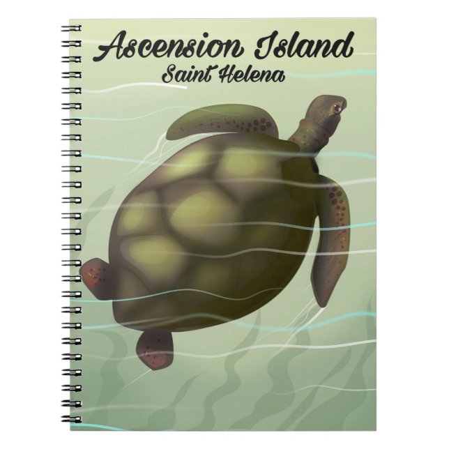 Ascension Island Sea Turtle Notebook (Front)