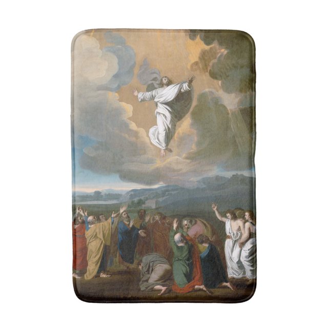 Ascension (Jesus Christ Ascending to Heaven) Bath Mat (Front Vertical)