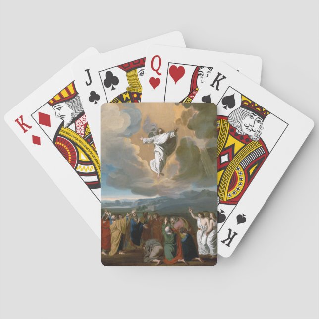 Ascension (Jesus Christ Ascending to Heaven) Playing Cards (Back)