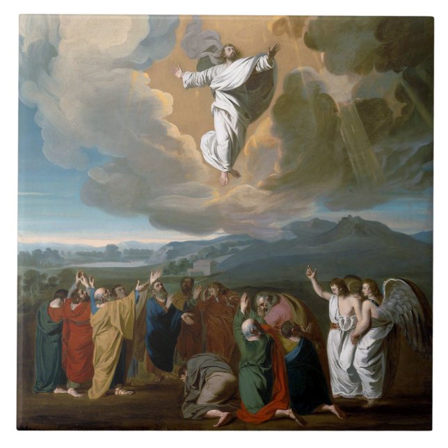 Ascension (Jesus Christ Ascending to Heaven) Tile (Front)