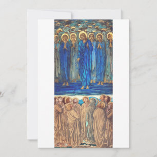 Ascension of Christ by Edward Burne Jones Invitation