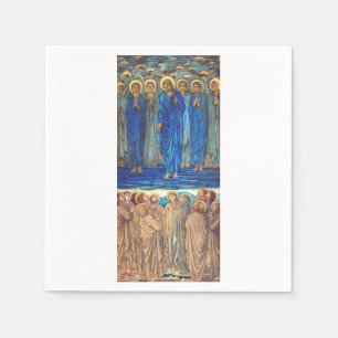 Ascension of Christ by Edward Burne Jones Napkin