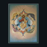 Ascension of Christ Prayer Card<br><div class="desc">The Troparion for the Ascension is printed on the back of the card.</div>