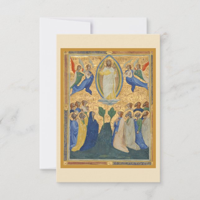 Ascension of Jesus Christ Holder Thank You Card (Front)