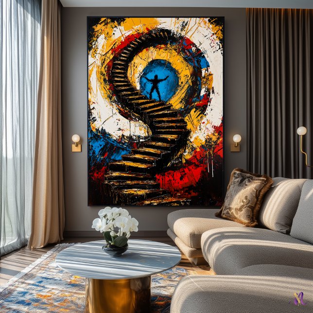 Ascension of the Mind – Expressionist Surreal Poster (Creator Uploaded)