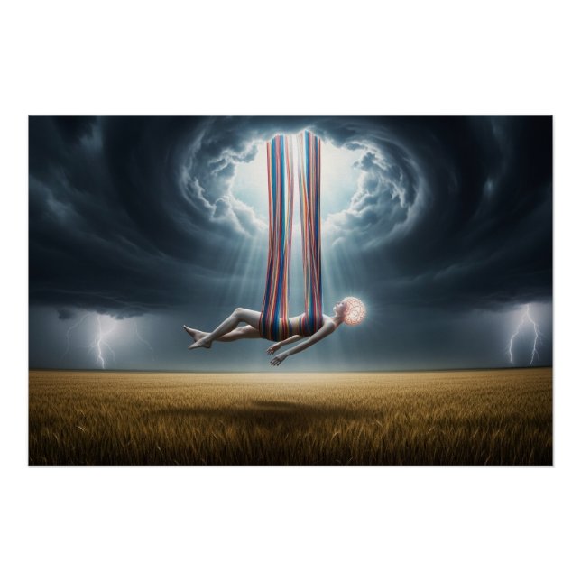 Ascension of the Mind Through the Storm Poster (Front)