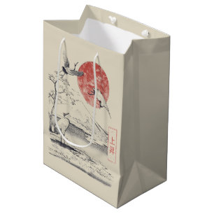 Ascension - Traditional Japanese Streetwear Design Medium Gift Bag