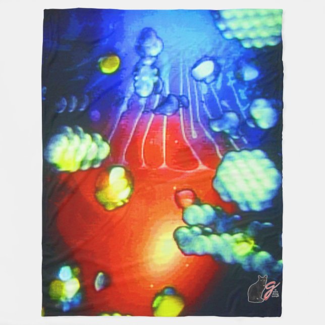 Ascension Trance Fleece Blanket (Front)
