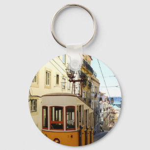 Ascensor of Bica, Lisbon, Portugal Key Ring
