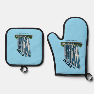 Ascent Collection - Oven Mitt and Pot Holders Oven Mitt & Pot Holder Set