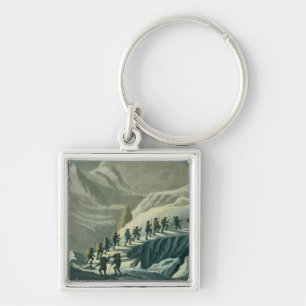 Ascent of Mr. De Saussure to the Summmit of Mont B Key Ring