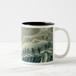 Ascent of Mr. De Saussure to the Summmit of Mont B Two-Tone Coffee Mug
