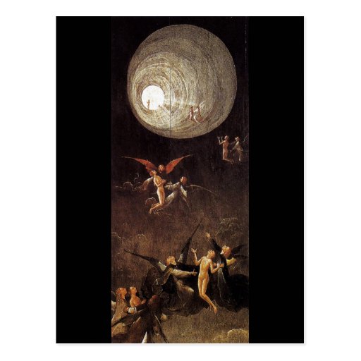 Image of Ascent of the Blessed, by Hieronymus Bosch Postcard
