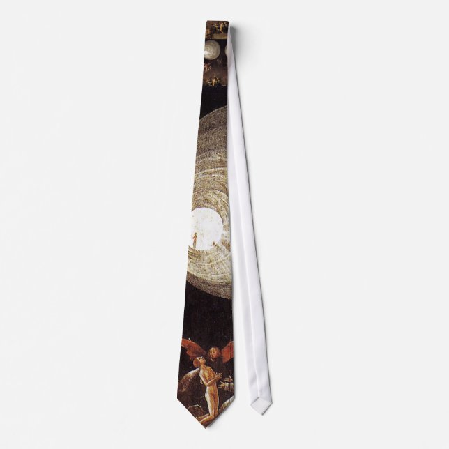 Ascent of the Blessed, by Hieronymus Bosch Tie (Front)