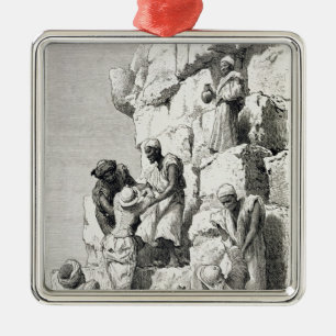 Ascent of the Great Pyramid, 19th century Metal Tree Decoration
