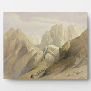 Ascent of the Lower Range of Sinai, February 18th Plaque