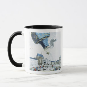 Ascent of the Montgolfier brothers hot-air balloon Mug