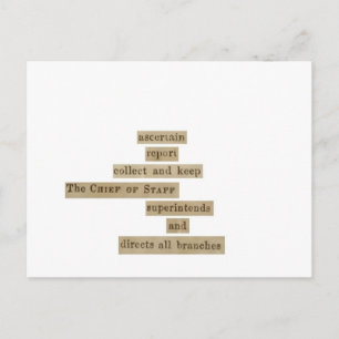 ascertain report postcard