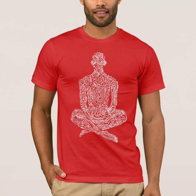 Ascetic (Red w/ White) T-Shirt (Front)